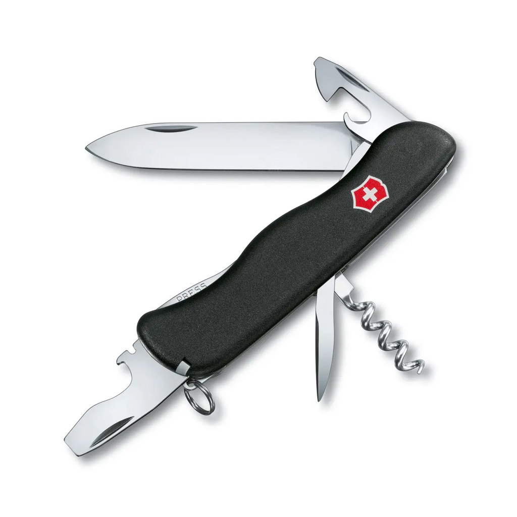 Navaja de bolsillo Picknicker, 111 mm, color negro (Victorinox)