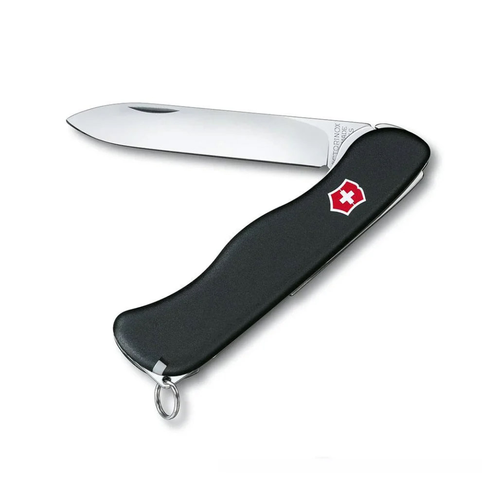 Navaja de bolsillo Sentinel, 111 mm, color negro (Victorinox)