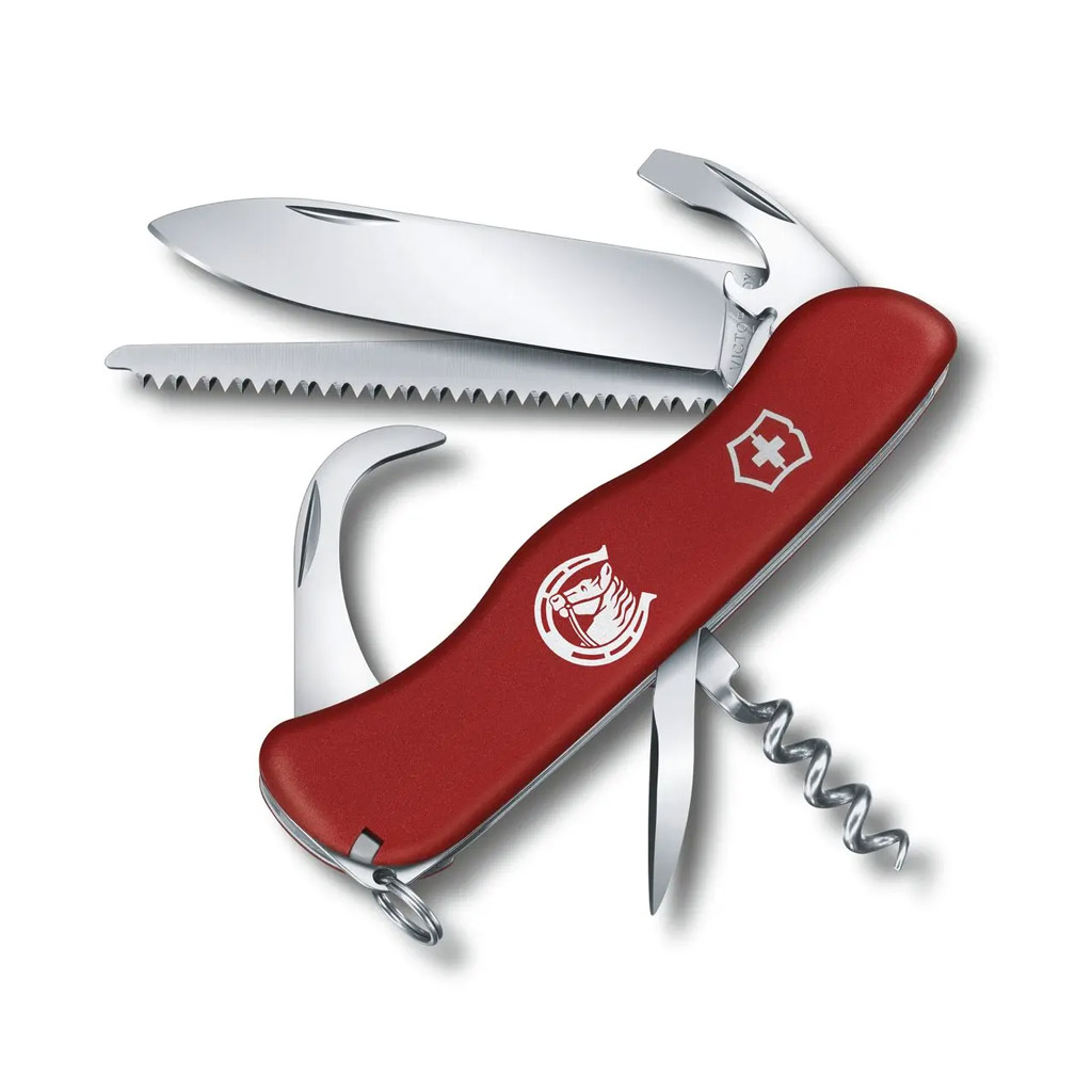 Navaja Equestrian, 12 funciones, 111 mm, color rojo (Victorinox)