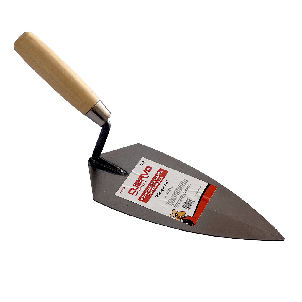 Cuchara de albañil triangular 9