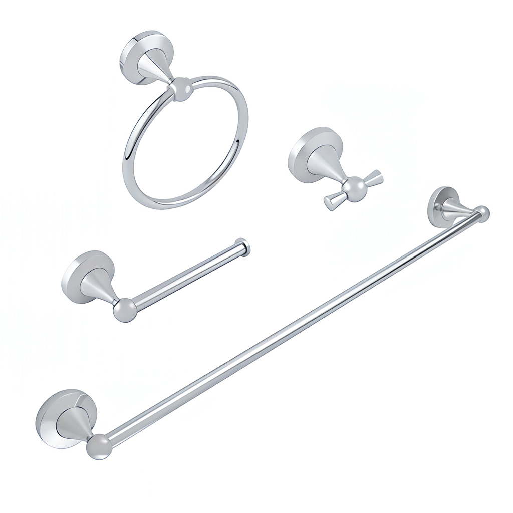 Juego de accesorios de baño 4 piezas clásico