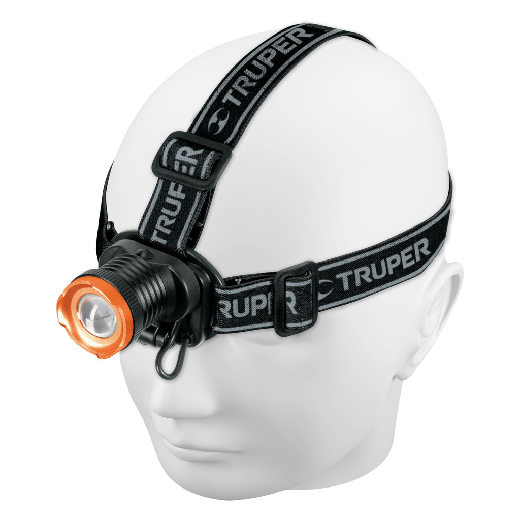 Linterna de minero, 80 lúmenes, 1 led, recargable (Truper)