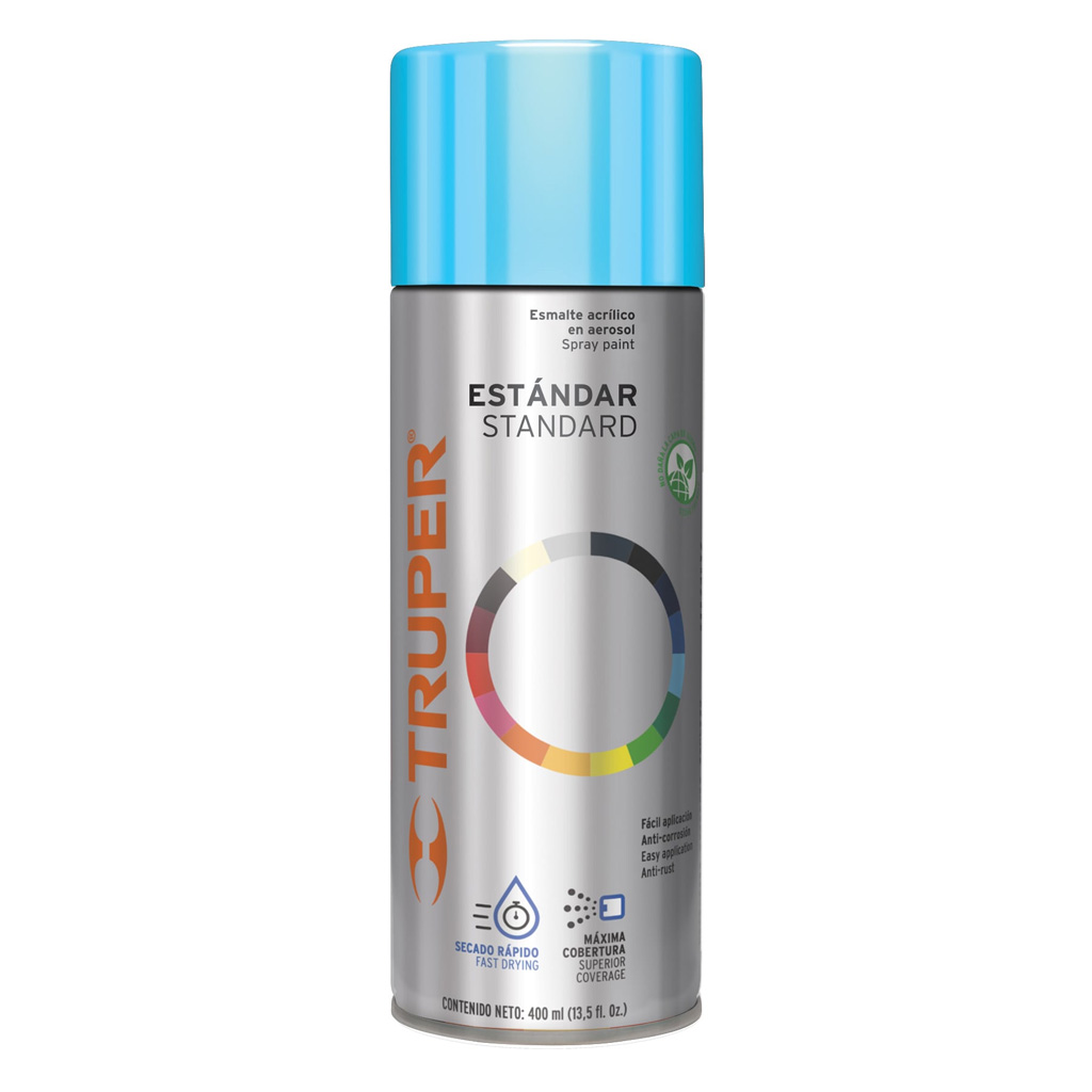 Pintura en aerosol azul 400 ml (Truper)