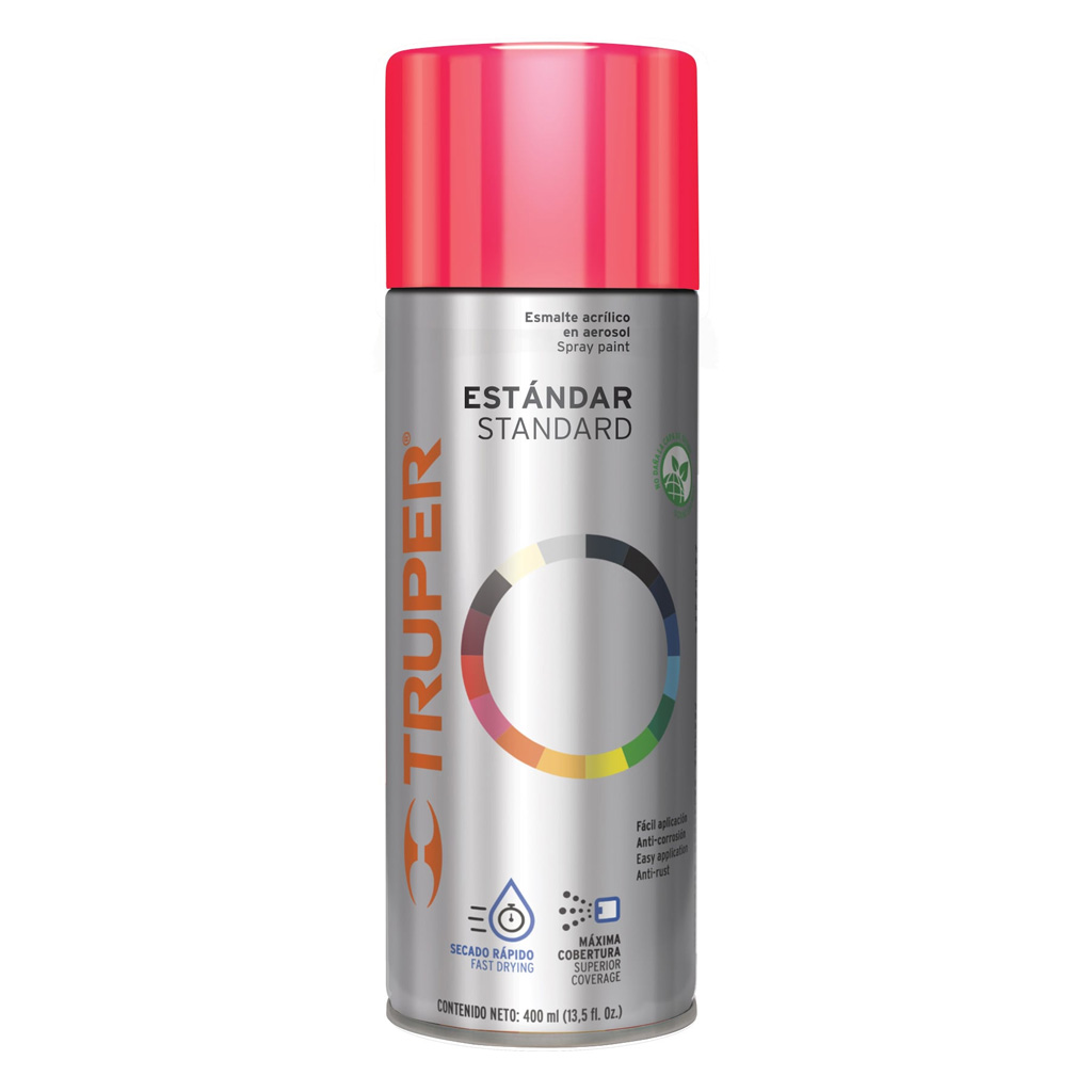 Pintura en aerosol rojo 400 ml (Truper)