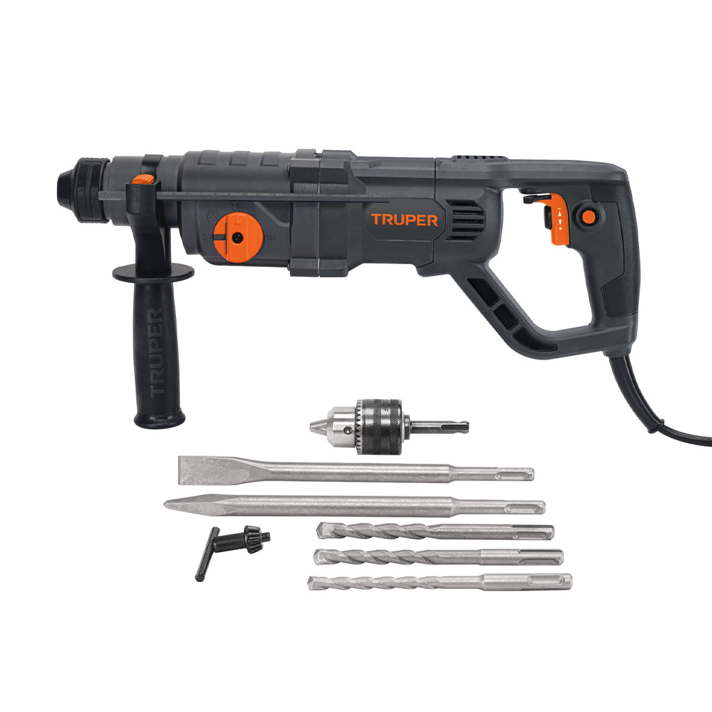 Rotomartillo SDS-Plus, mango tipo D, 3.5 J, 800 W, industrial (Truper)