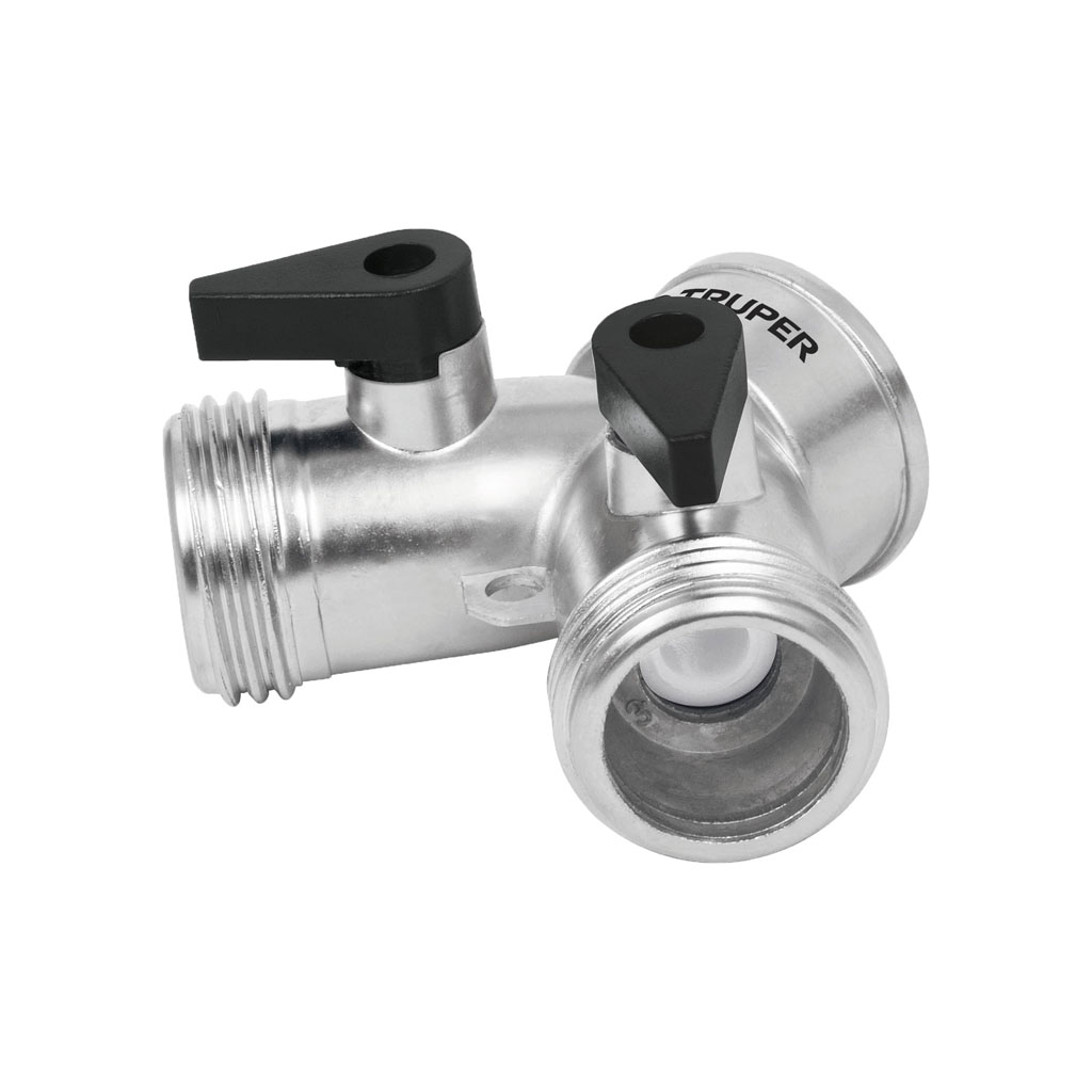 Conector en Y de aluminio entrada 3/4