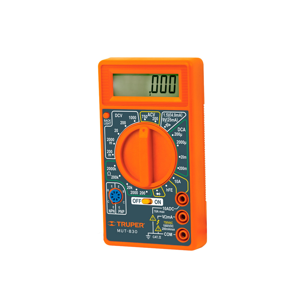 Multímetro digital, uso doméstico