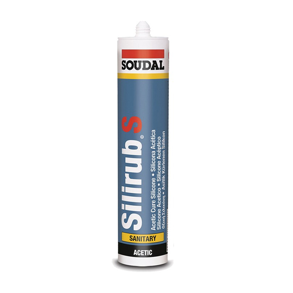 Silicón transparente Silirub 300 ml (Soudal)
