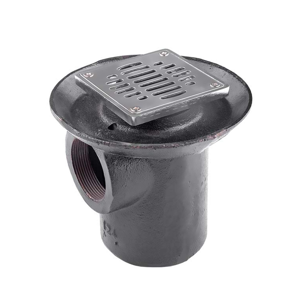 Coladera una boca con rejilla cuadrada (Urrea)