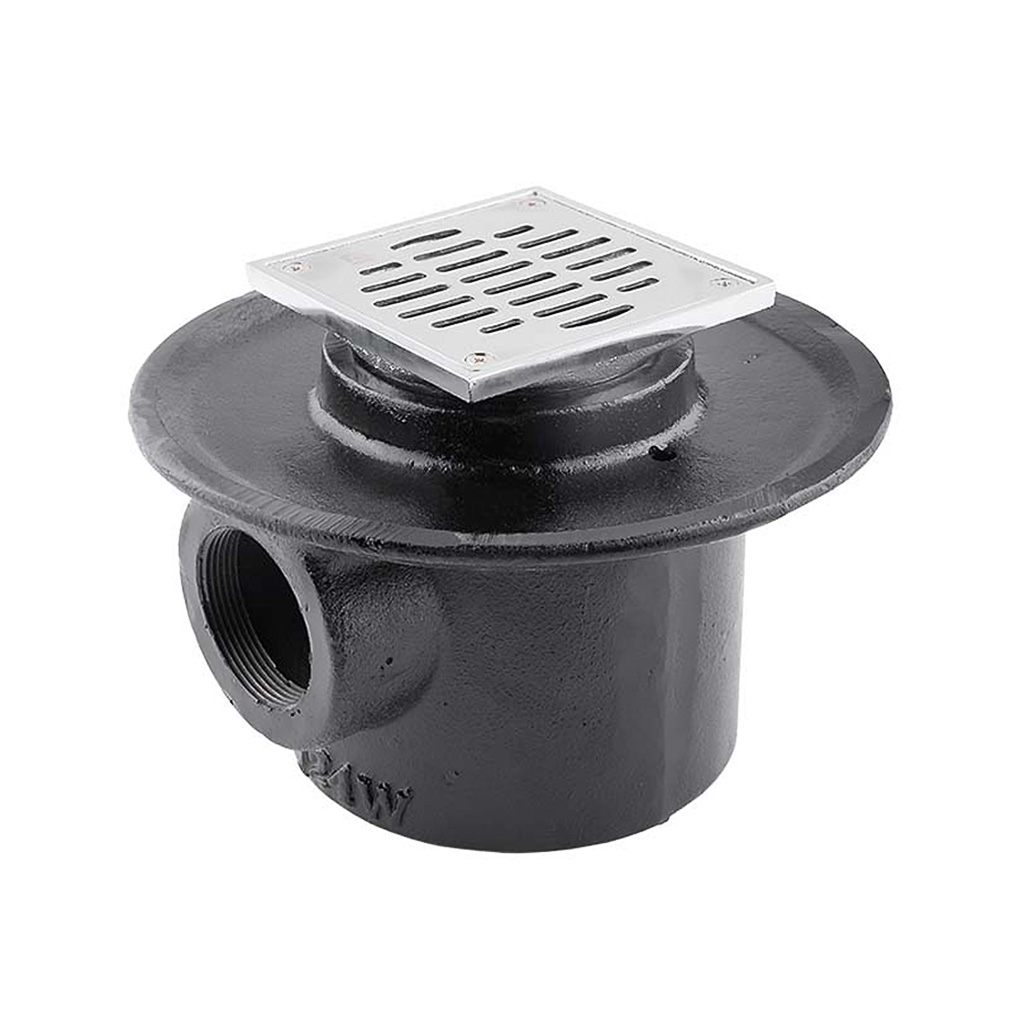 Coladera ancha de una boca con rejilla cuadrada (Urrea)