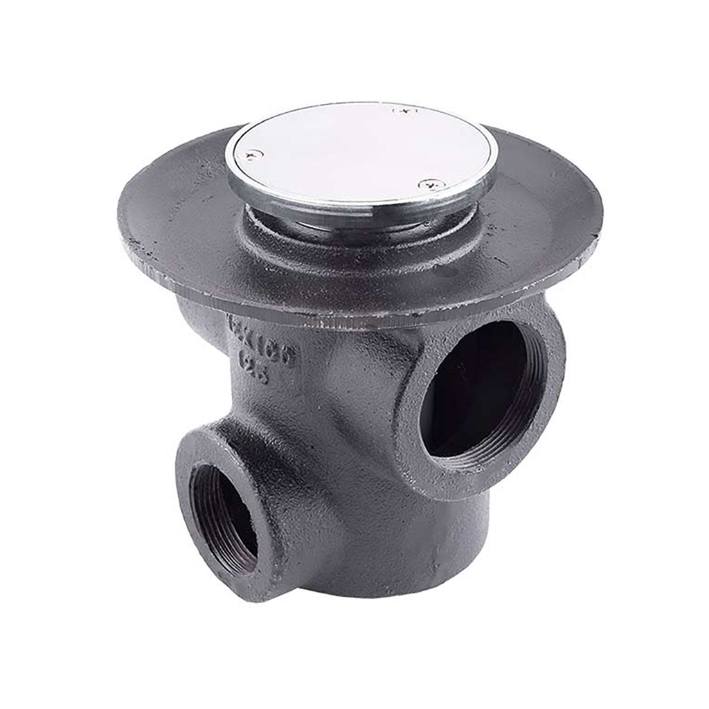 Coladera tres bocas con tapa ciega (Urrea)