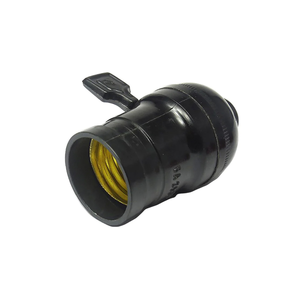 Portalámpara de baquelita con llave 310753