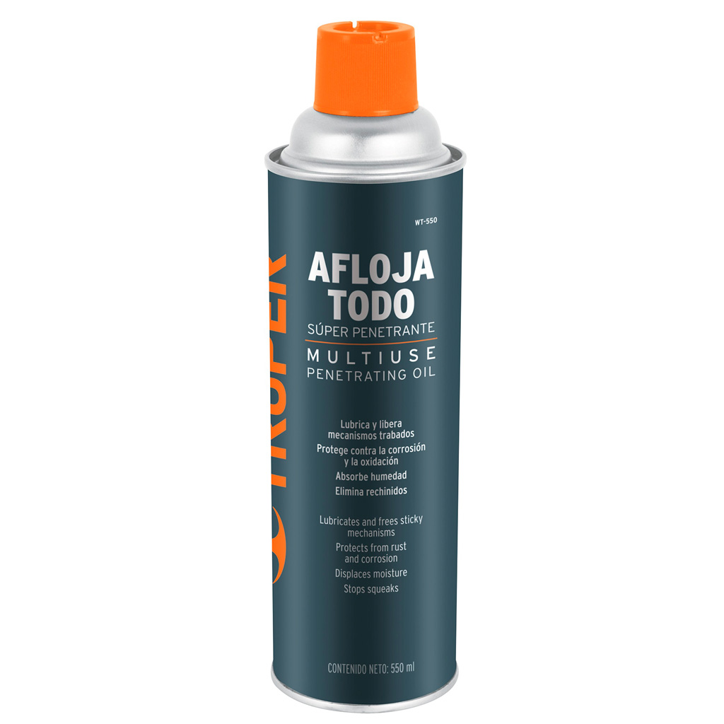 Aceite aflojatodo en aerosol, 550 ml
