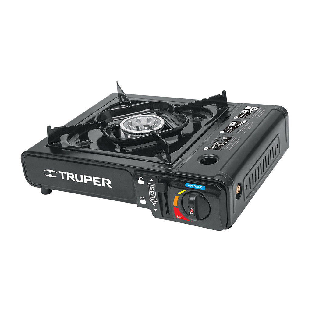 Estufilla portátil encendido electrónico paralata 1/4 vuelta (Truper)