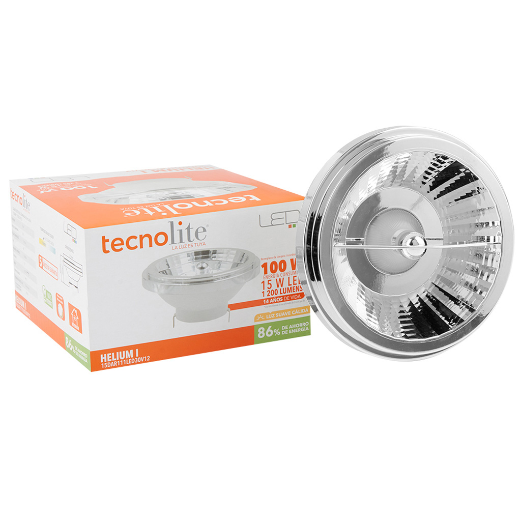 Foco LED G53 15 W atenuable 3000 K (Tecnonite)