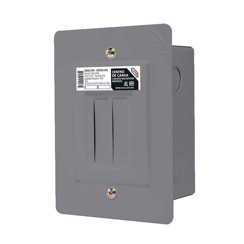 Centro de carga 2 espacios