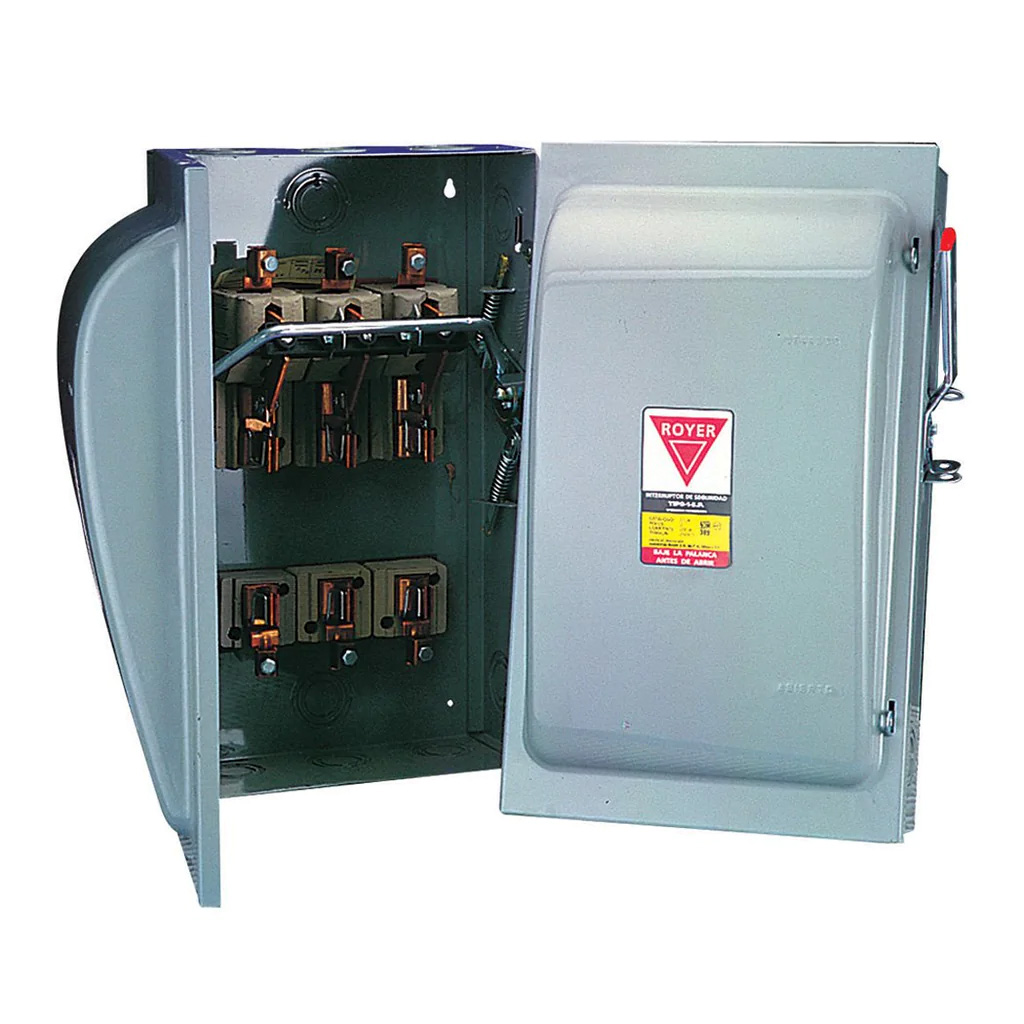 Interruptor de seguridad para cart 3 polos 100 A 250 V