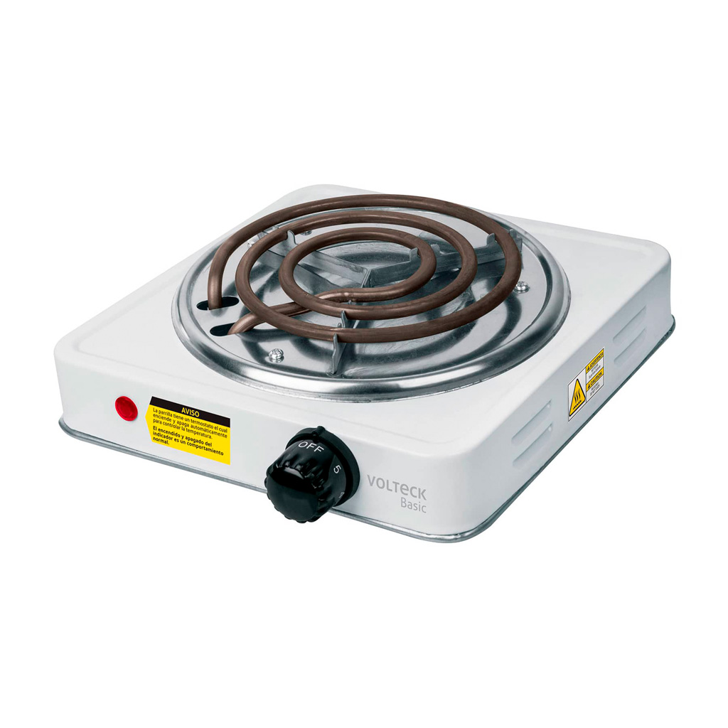 Parrilla eléctrica 1 quemador cuadrada volteck basic (Volteck)