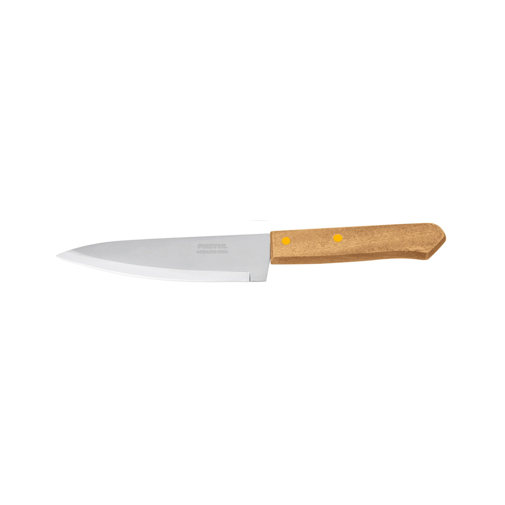 Cuchillo de chef, mango madera, 6