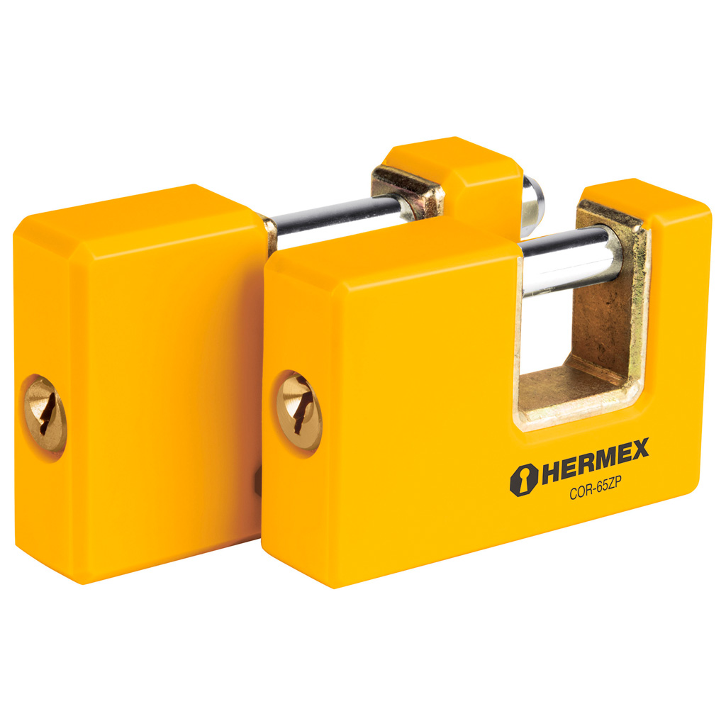 Candado antipalanca 75 mm cuerpo metálico Hermex Basic (Hermex)