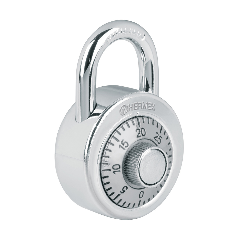 Candado de acero de combinación 50 mm Hermex Basic (Hermex)