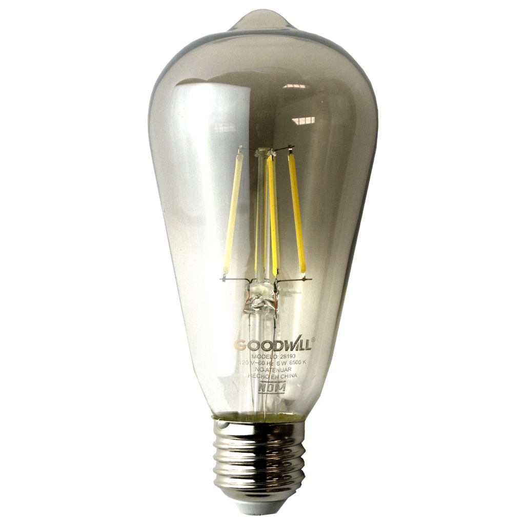Foco humo vintage 6w c/50