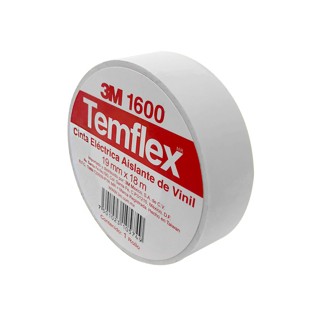 Cinta aislante Temflex blanca (3M)