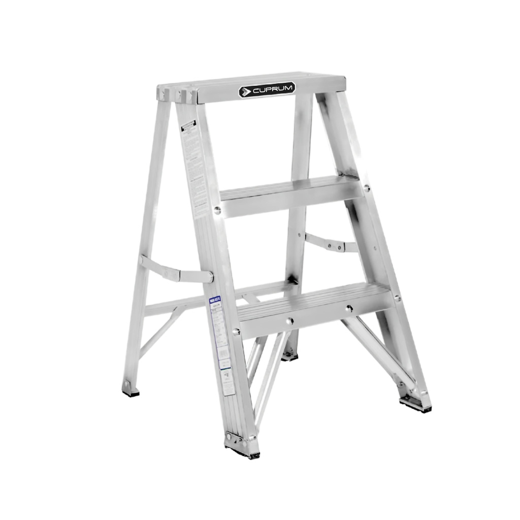 Escalera de aluminio - 2 pies - 150 kg - Tipo III
