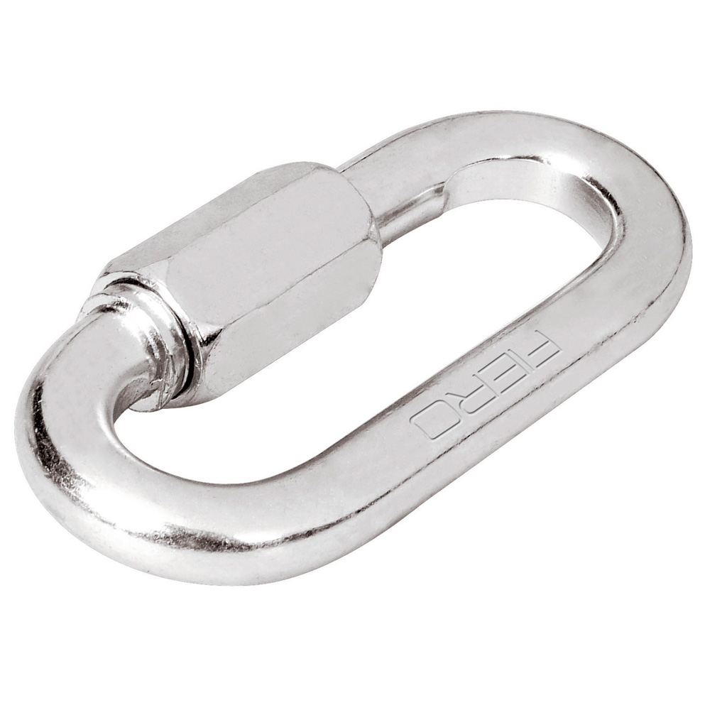 Bandola con seguro, de acero, 3/16