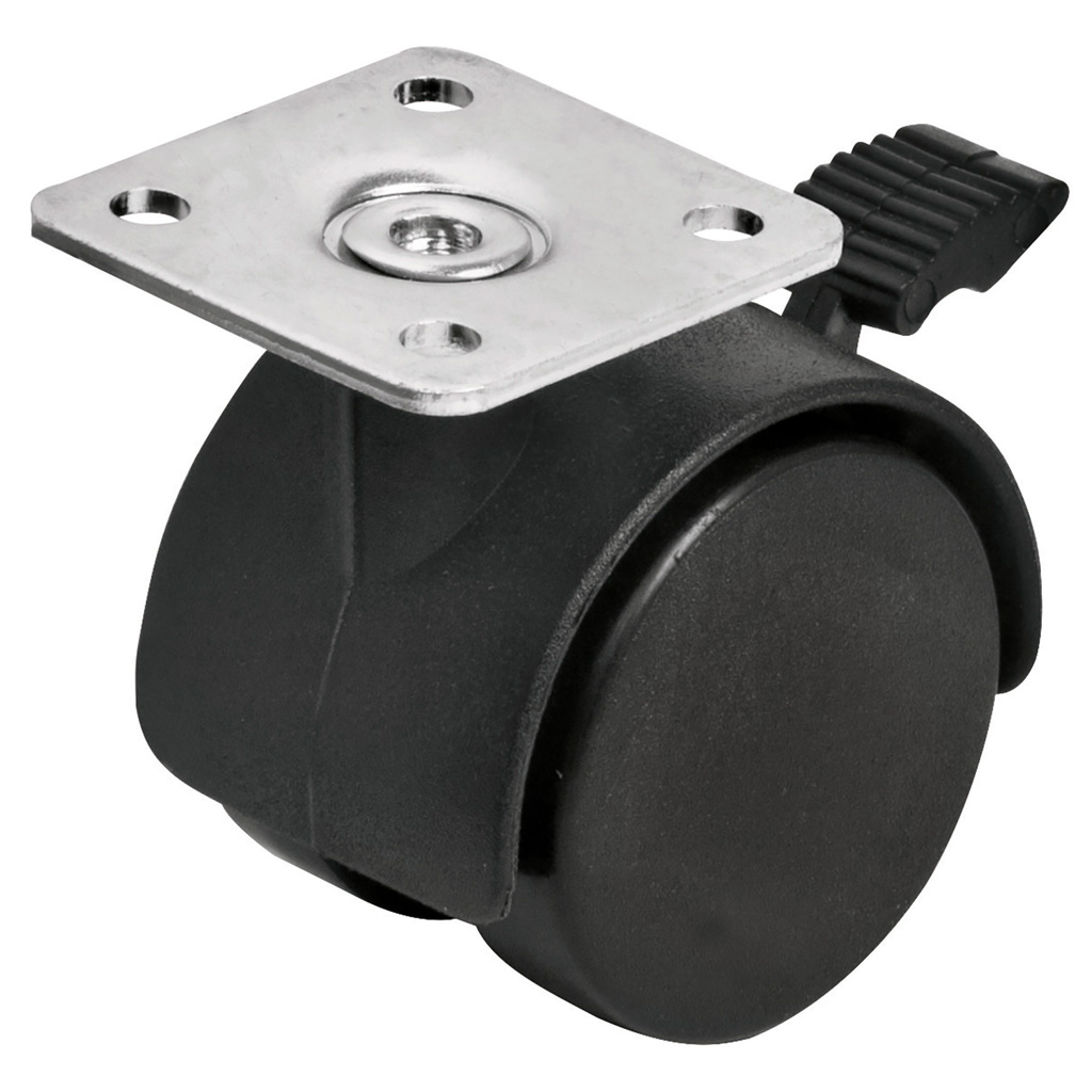 Rodaja tipo yoyo con freno 40 mm