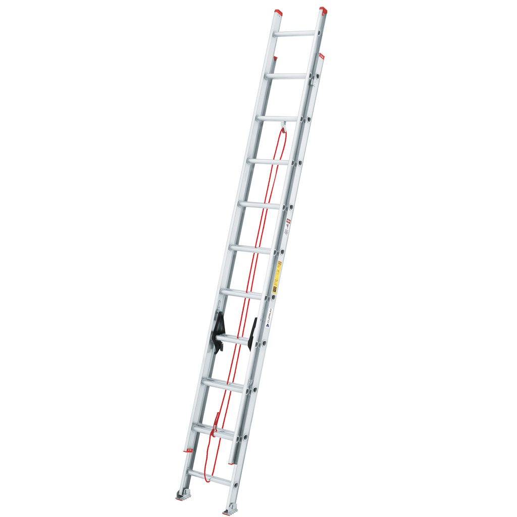 Escalera de extensión de aluminio - 20 pies, 5.18 m - 150 kg Tipo III