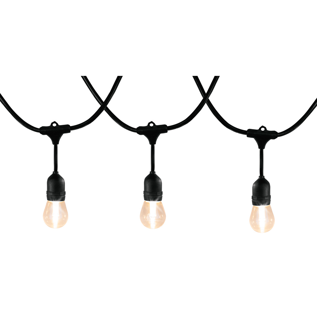 Serie de 12 luces LED para exterior 7.3 m