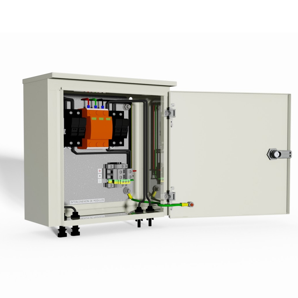 Caja concentradora de 2 cadenas 1000 V sin transformador (Conermex)