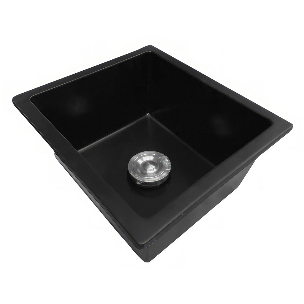 Tarja de cuarzo 1 Tina 505X465X265 MM- Negro
