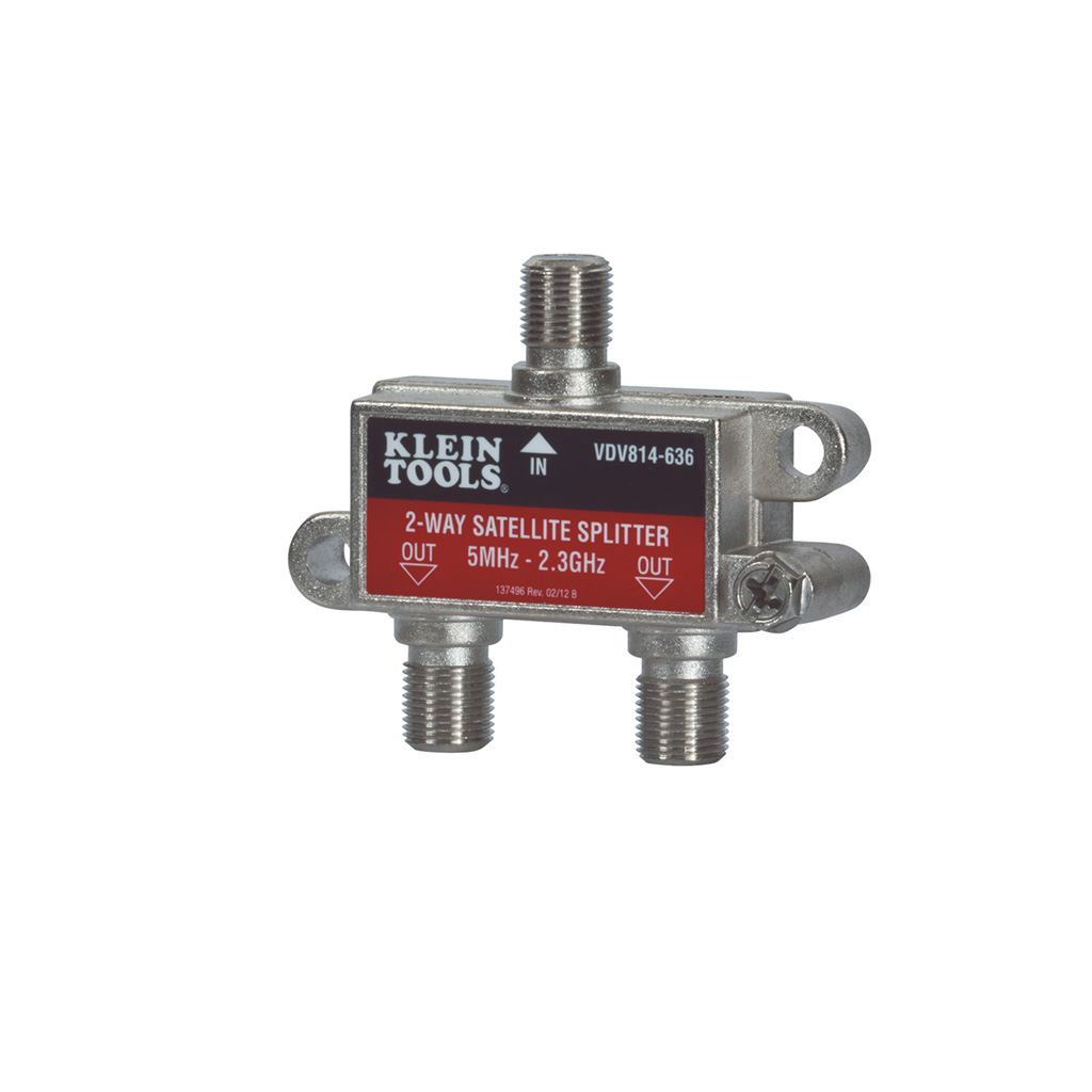 Divisor de cable digital/satelital de 2 vías (Klein Tools)