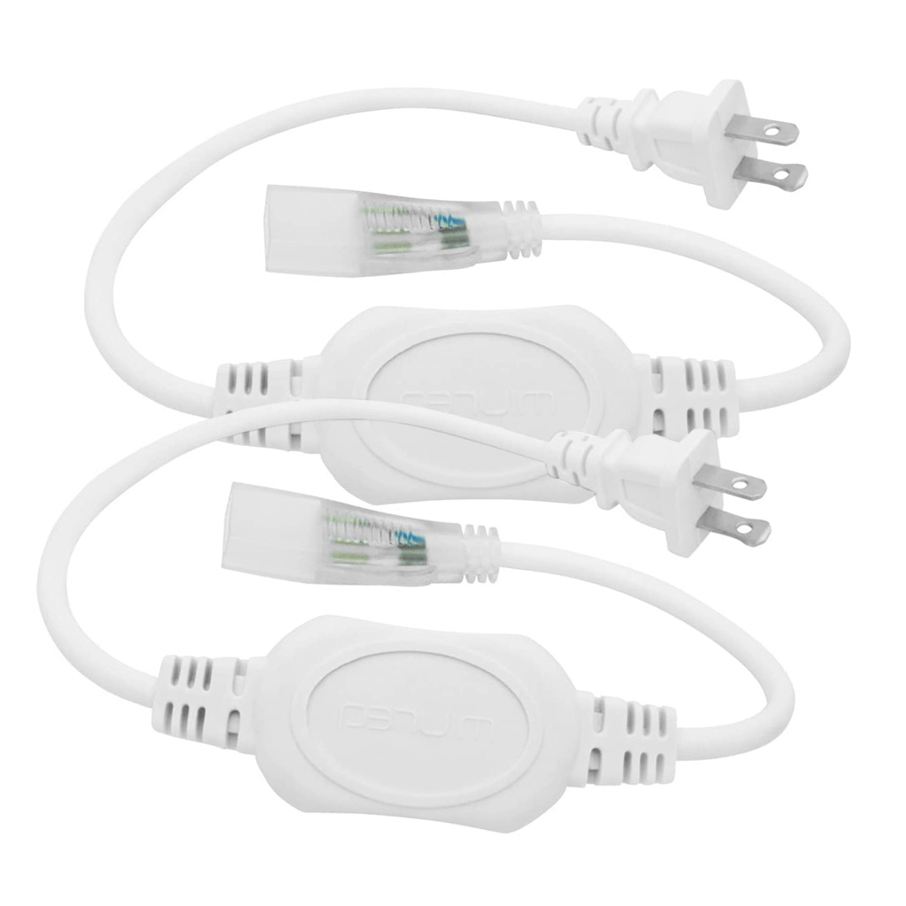 Conector simple kit 2 piezas para manguera neón LED 127 V AC exterior (Winled)